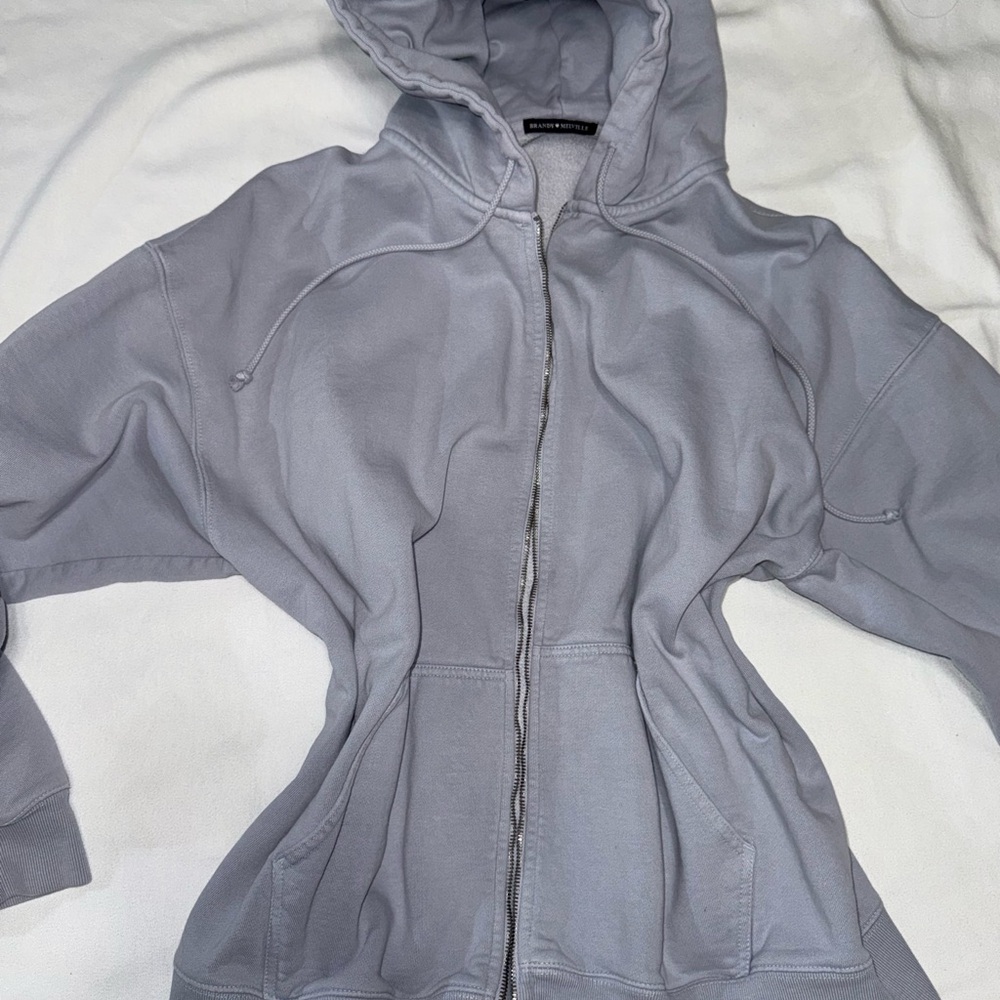 Brandy Melville light purple Women's Hoodie oversized